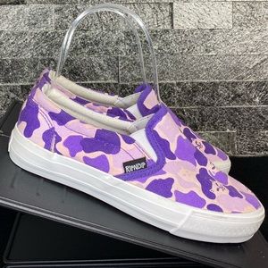 RIPNDIP Nermal Purple Cat Camo Slip-ons